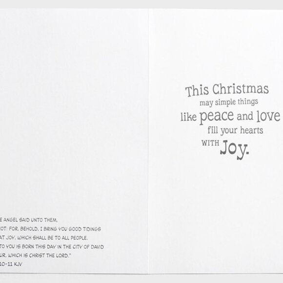 20 DaySpring Christmas Cards Peanuts Charlie Brown Good Tidings Great Joy KJV - Picture 8 of 8